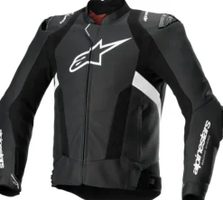 Alpinestars Motorjassen-Missile V3 Airflow Leather Motorjas Black White 12