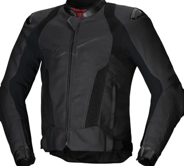 Alpinestars Motorjassen-Missile V3 Airflow Leather Motorjas Black Black 1100