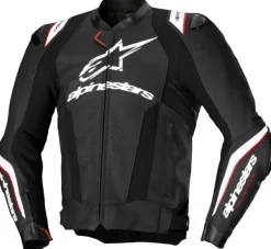 Alpinestars Motorjassen-Missile V3 Ignition Leather Motorjas Black White 12