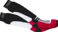 Alpinestars Motorsokken-Racing Road Socks Black/Red 30