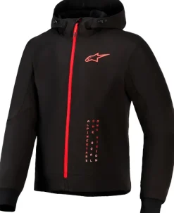 Alpinestars Motorhoodies|Motorjassen-Radiu Tech otorhoodie Back/Bright Red