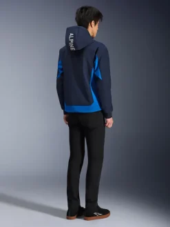 Alpinestars Motorhoodies|Motorjassen-Radiu Tech otorhoodie Night Navy/Roya Bue