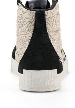Heren Alpinestars Heren Motorschoenen-Ride-63 Canvas Sneaker Black/Cool Gray/White