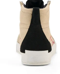 Heren Alpinestars Heren Motorschoenen-Ride-63 Canvas Sneaker Beige/Black/White
