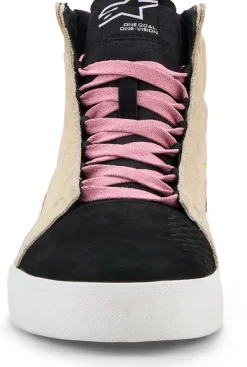 Heren Alpinestars Heren Motorschoenen-Ride-63 Canvas Sneaker Beige/Black/White