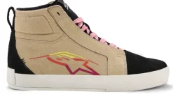 Heren Alpinestars Heren Motorschoenen-Ride-63 Canvas Sneaker Beige/Black/White