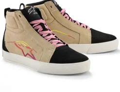 Heren Alpinestars Heren Motorschoenen-Ride-63 Canvas Sneaker Beige/Black/White
