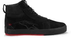 Heren Alpinestars Heren Motorschoenen-Ride-63 Leather Sneaker Black/Bright Red