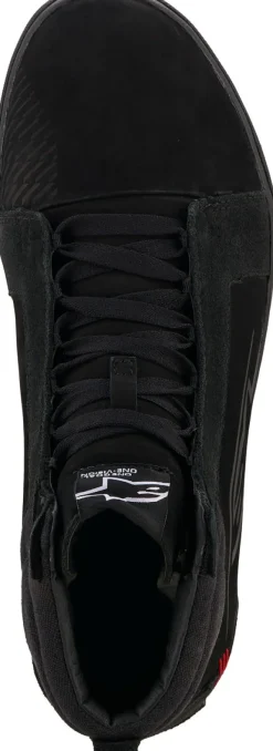 Heren Alpinestars Heren Motorschoenen-Ride-63 Leather Sneaker Black/Bright Red