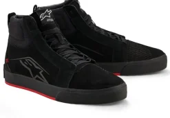 Heren Alpinestars Heren Motorschoenen-Ride-63 Leather Sneaker Black/Bright Red