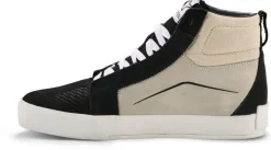 Heren Alpinestars Heren Motorschoenen-Ride-63 Leather Sneaker Black/Cool Gray/White