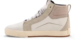 Heren Alpinestars Heren Motorschoenen-Ride-63 Leather Sneaker Off White/Cool Gray/Gum