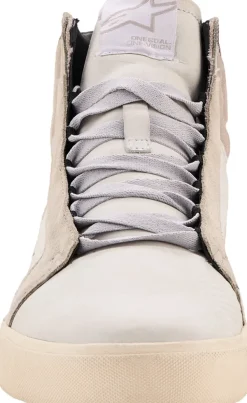 Heren Alpinestars Heren Motorschoenen-Ride-63 Leather Sneaker Off White/Cool Gray/Gum