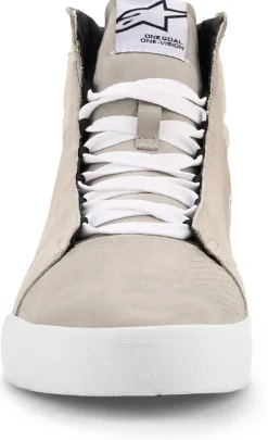 Heren Alpinestars Heren Motorschoenen-Ride-63 Leather Sneaker Flint/White