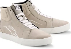 Heren Alpinestars Heren Motorschoenen-Ride-63 Leather Sneaker Flint/White