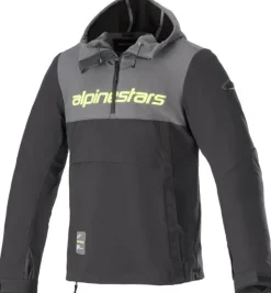 Alpinestars Motorhoodies|Motorjassen-herpa otorhoodie Tar Gray Back Yeow Fuo 9151