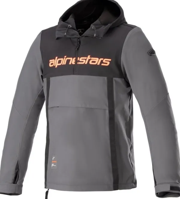 Alpinestars Motorhoodies|Motorjassen-herpa otorhoodie Back Tar Gray Red Fuo 1134