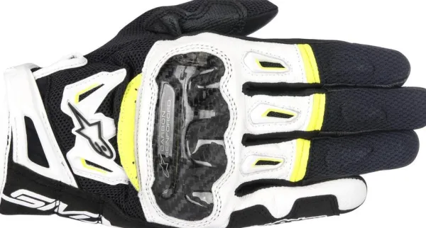 Alpinestars Motorhandschoenen-x-2 Air Carbon V2 Gove Back White Yeow Fuo 125