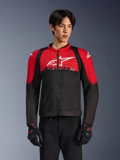 Alpinestars Motorjassen-x Air otorja Back/Bright Red/White
