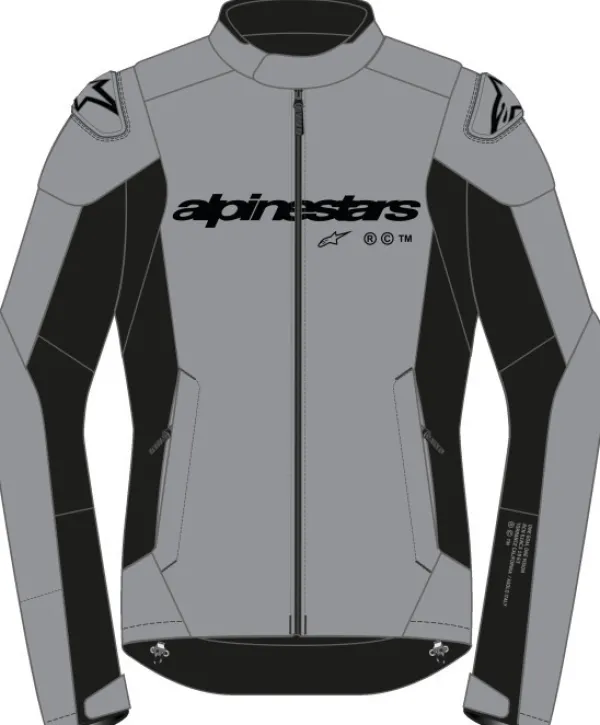 Alpinestars Motorjassen-x Waterproof otorja Dark Gray Back 9310