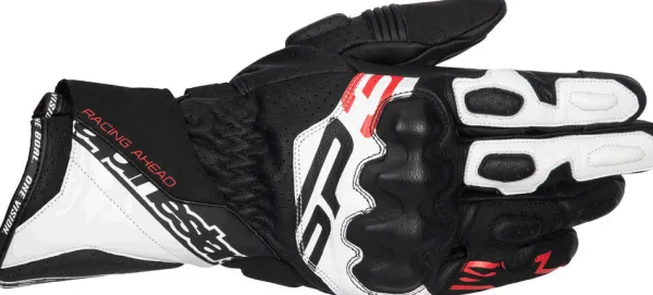 Alpinestars Motorhandschoenen-P-3 Gove Back/White/Red Fuo 1231