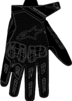 Alpinestars Motorhandschoenen-p X 5 Air Gove Back Back 1100