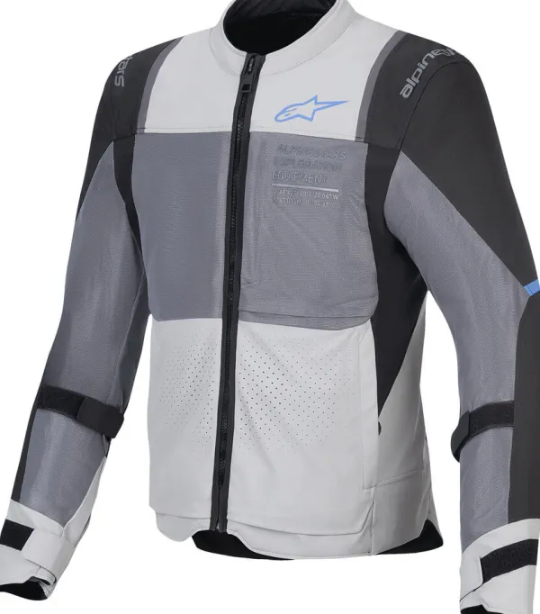 Alpinestars Motorjassen-T-2 Air otorja Ice Gray Dark Gray Back 9191