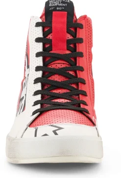 Heren Alpinestars Heren Motorschoenen-Stated Flair Shoes White/Bright Red