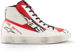 Heren Alpinestars Heren Motorschoenen-Stated Flair Shoes White/Bright Red