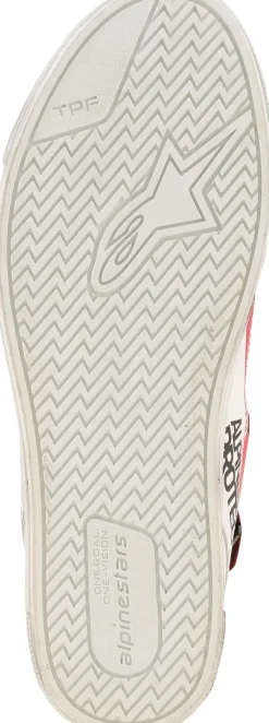 Heren Alpinestars Heren Motorschoenen-Stated Flair Shoes White/Bright Red