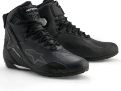 Heren Alpinestars Heren Motorschoenen-Stella Faster-4 Drystar Sneaker Black/Silver