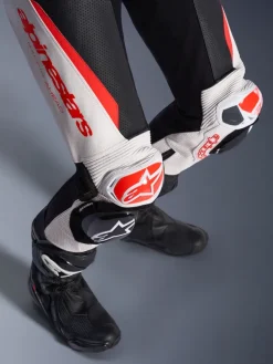 Alpinestars Motorpakken-Stella Gp-R7 1Pc Leather Suit Racepak White/Black/Red Fluo