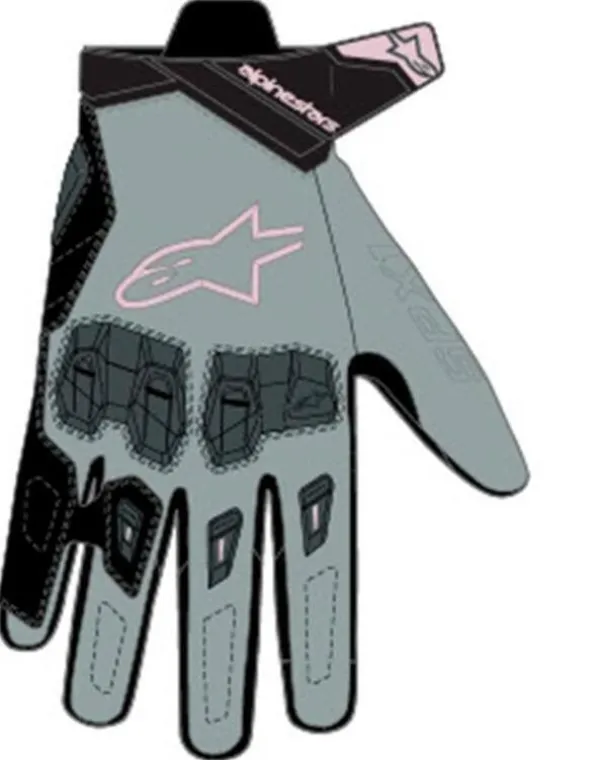 Alpinestars Motorhandschoenen-tea p X 1 Gove id Gray Back Aphat 9238
