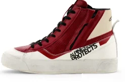 Heren Alpinestars Heren Motorschoenen-Stella Stated Flair Shoes White/Rio/Red