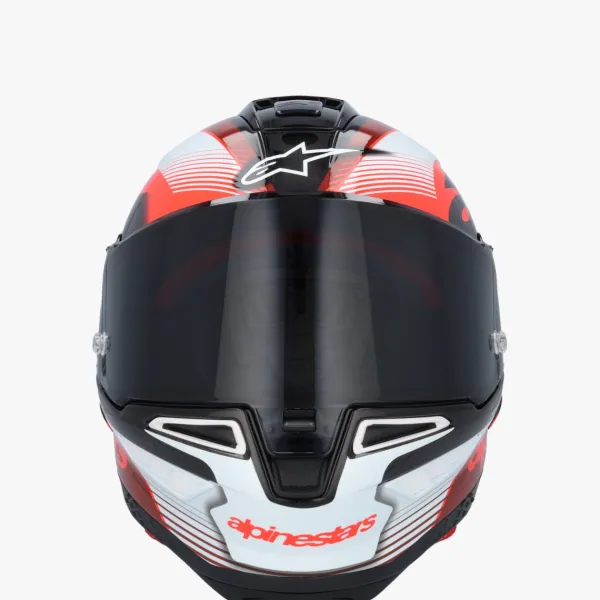 Alpinestars Integraalhelmen|Carbon Helmen-upertech R10 Tea Back Carbon Red White Goy