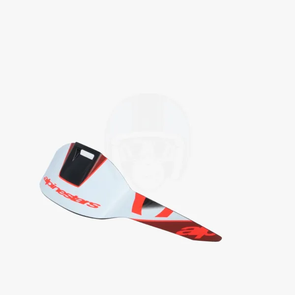 Alpinestars Integraalhelmen|Carbon Helmen-upertech R10 Tea Back Carbon Red White Goy