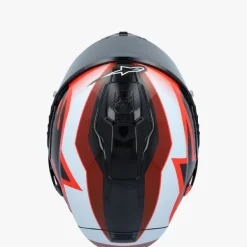 Alpinestars Integraalhelmen|Carbon Helmen-upertech R10 Tea Back Carbon Red White Goy
