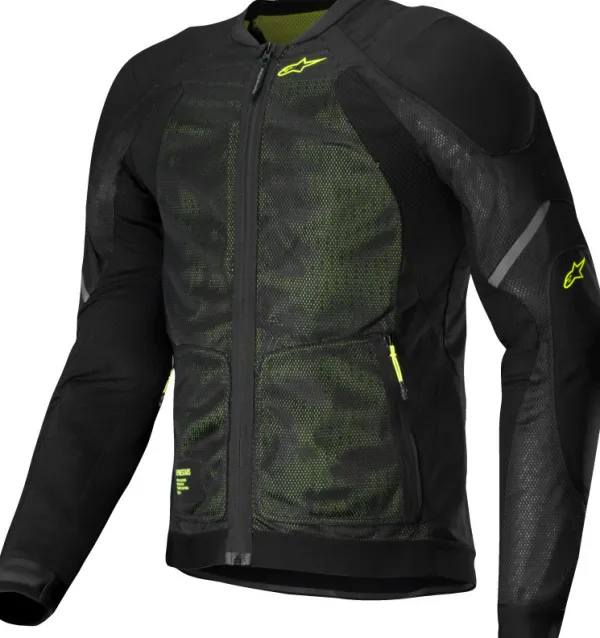 Alpinestars Motorjassen-Troop-Air otorja Back Yeow Fuo 168