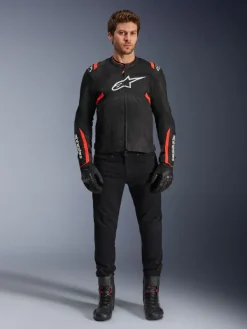 Alpinestars Motorjassen-T-p Air V2 otorja Back Red Fuo 1030