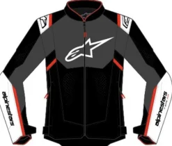 Alpinestars Motorjassen-T-p Air V2 otorja Back White Red Fuo 1231