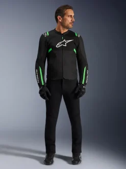Alpinestars Motorjassen-T-p Air V2 otorja Back/Fuo Green