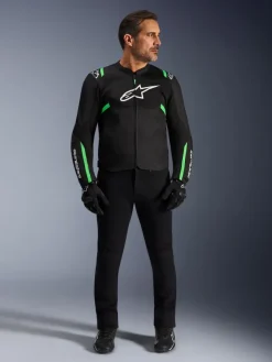 Alpinestars Motorjassen-T-p Air V2 otorja Back/Fuo Green