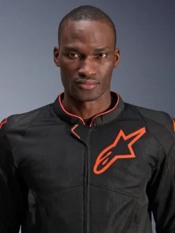 Alpinestars Motorjassen-Viper Air V4 otorja Back Red Fuo 1030