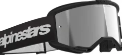 Alpinestars Crossbrillen-Vision 3 Wordmark Goggle Red/Mirror Silver