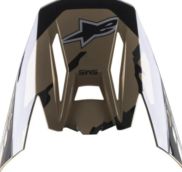 Alpinestars Vizieren-Visor S-M5 - Rover Sand Tangerine Camo Glossy 8049