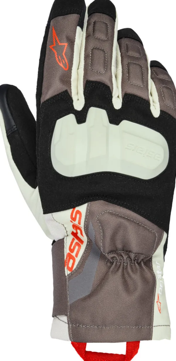 Alpinestars Motorhandschoenen-Xt-3 Drytar Inuated Gove Dark Brown and Back 8051