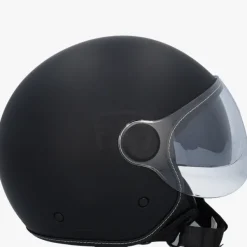 DAMES Beon Jethelmen|Helmen Met Zonnevizier-B120 ogo att Zwart