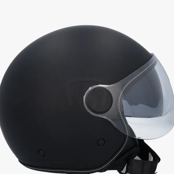 DAMES Beon Jethelmen|Helmen Met Zonnevizier-B120 ogo att Zwart