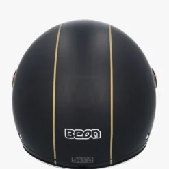 DAMES Beon Jethelmen|Helmen Met Zonnevizier-B120 att Zwart
