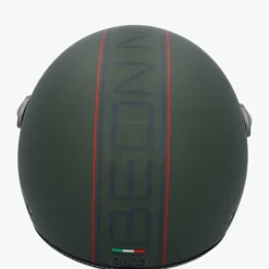 DAMES Beon Vespa Helmen|Jethelmen-Deign-B uxe Ary Green